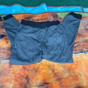 Sweatpants. They are gray. I have worn them like 3 times just don’t fit anymore